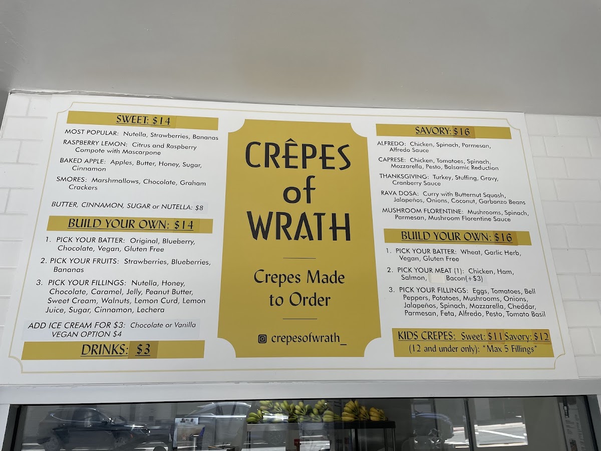 Crepes of Wrath Menu - Image 3